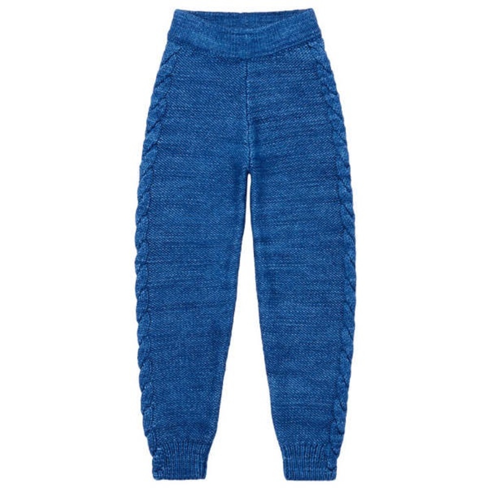 VGUC Misha And Puff Blue Braided Joggers 4y
